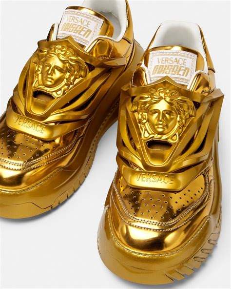 versace high shoes sneakers|farfetch Versace sneakers.